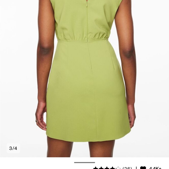 Green mini dress - Picture 3 of 4